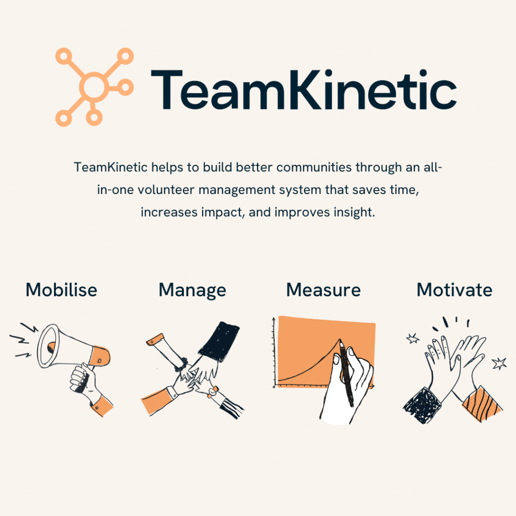 Team Kinetic visualiser to explain what the organisation do and the impact they deliver and achieve.